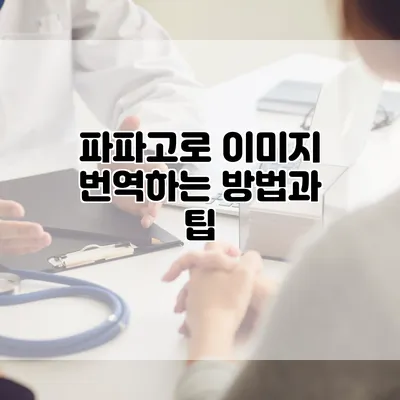 파파고로 이미지 번역하는 방법과 팁
